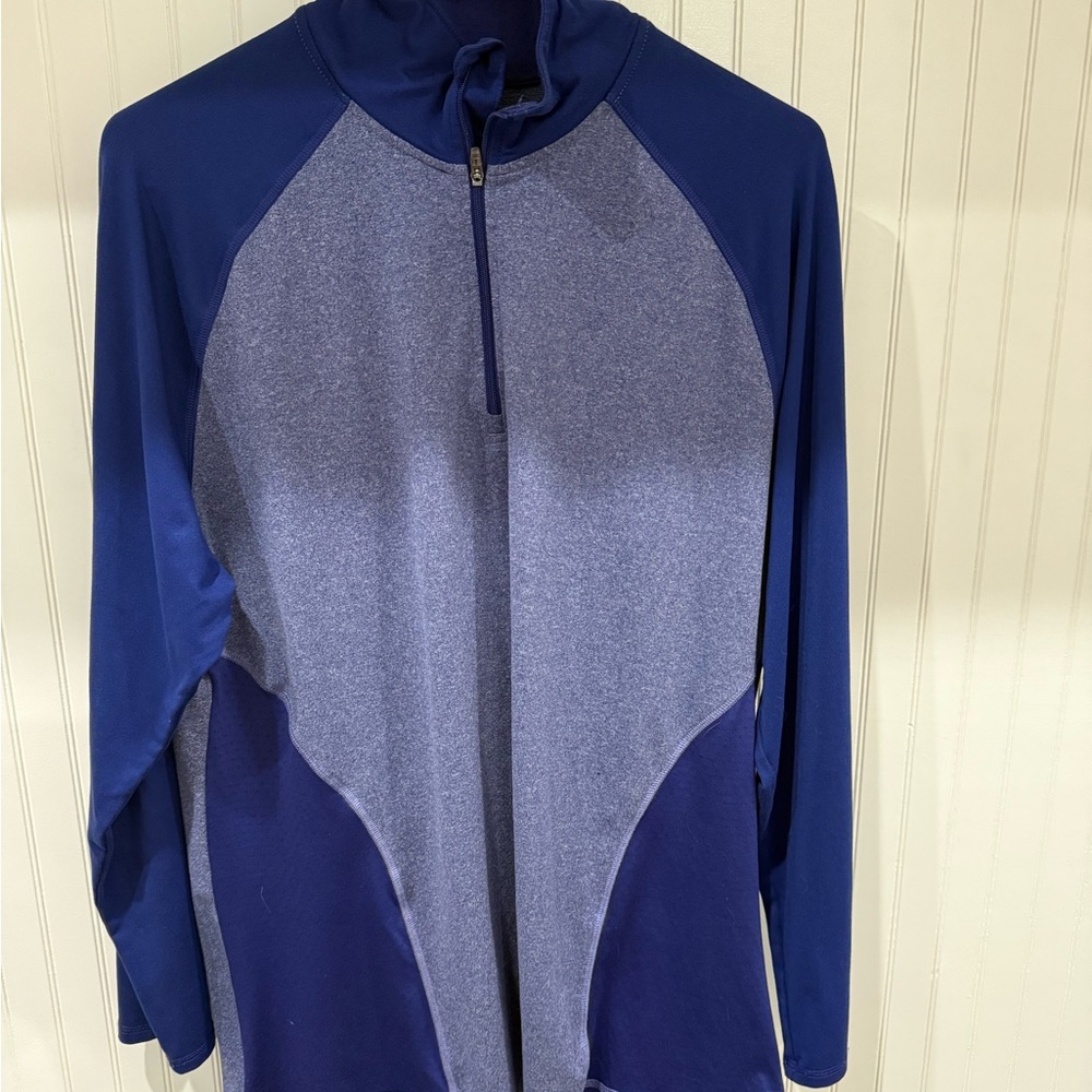 Champion Blue and Gray Duo Dry Pullover